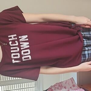 Football shirt with knot